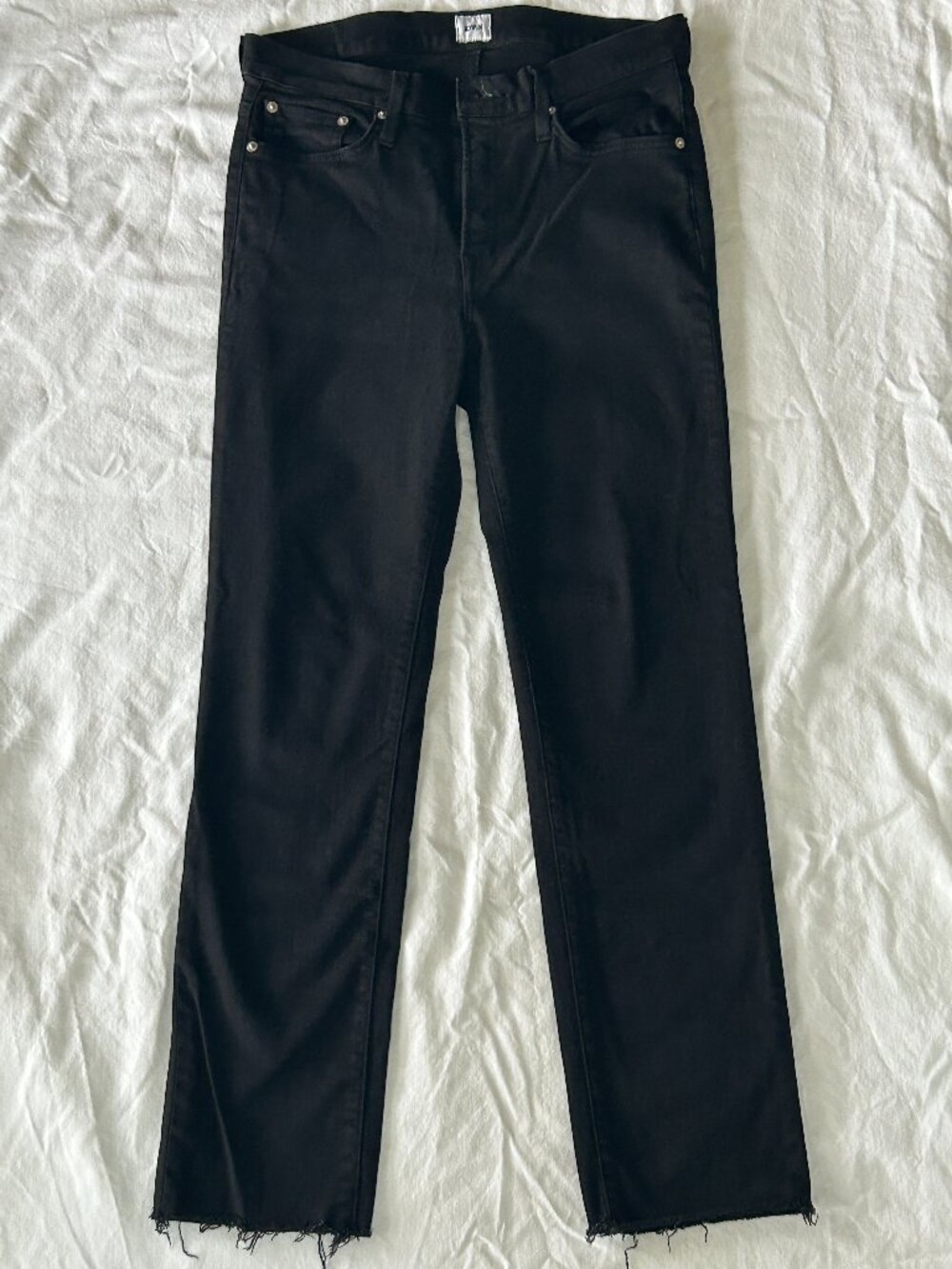 Edwin 'Bree' slim straight jean with raw hem size 26